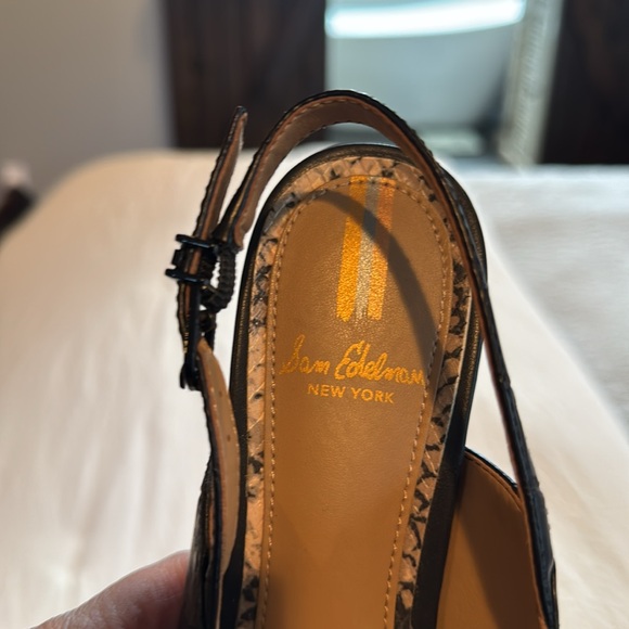 Sam Edelman sling back low heel shoes - Picture 3 of 4